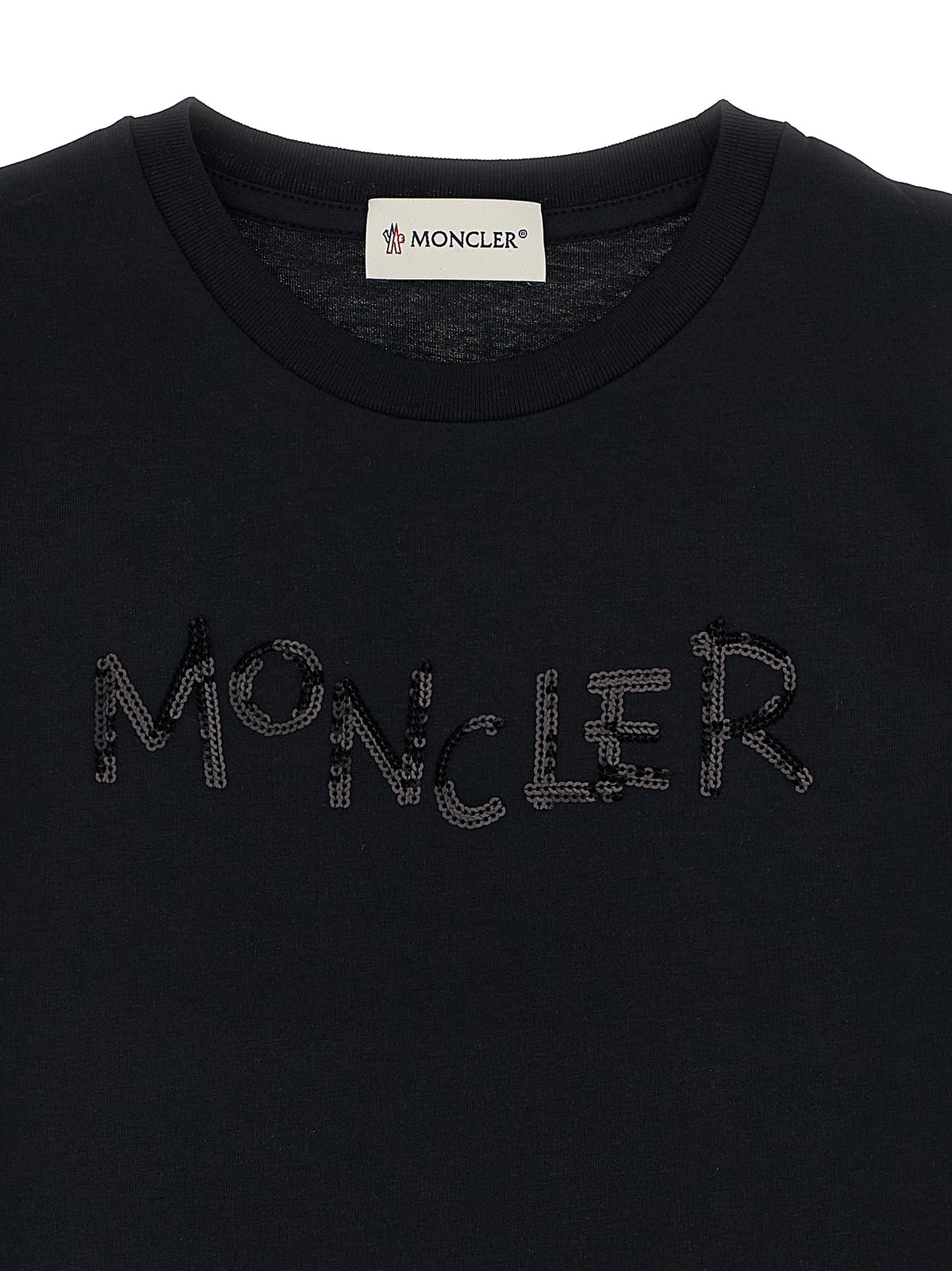 Sequins logo t-shirt T-shirt