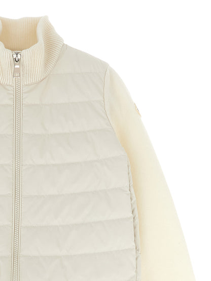Two-material cardigan Sweater, cardigans