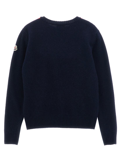 Tricolor detail sweater Sweater, cardigans