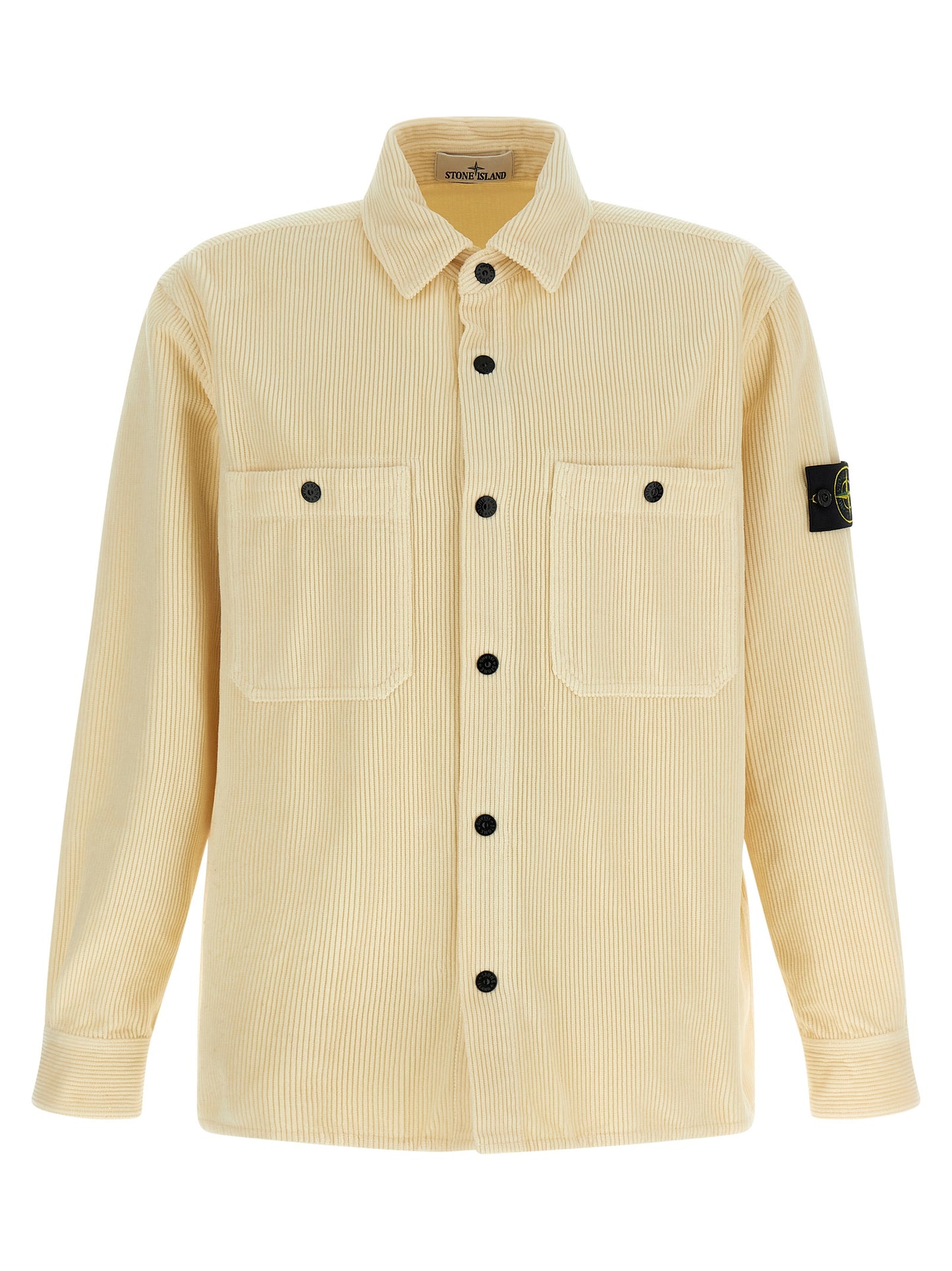 Ribbed velvet overshirt Shirt, blouse