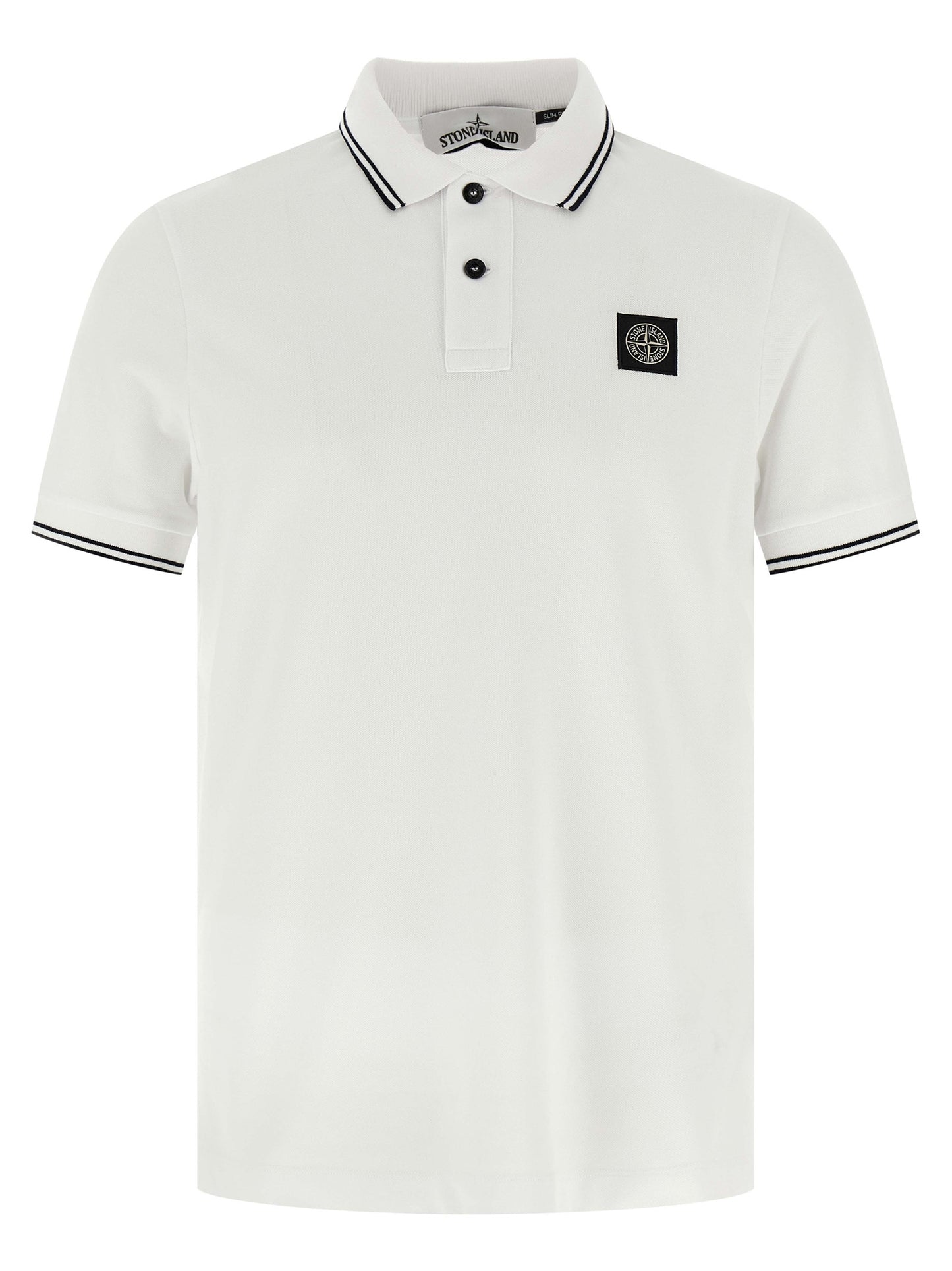 Logo patch polo shirt Polo