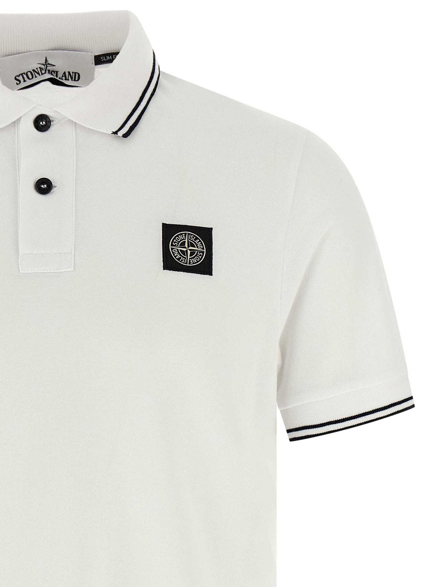 Logo patch polo shirt Polo