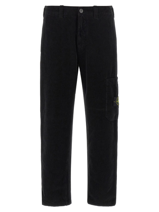 Velvet cargo pants Pants