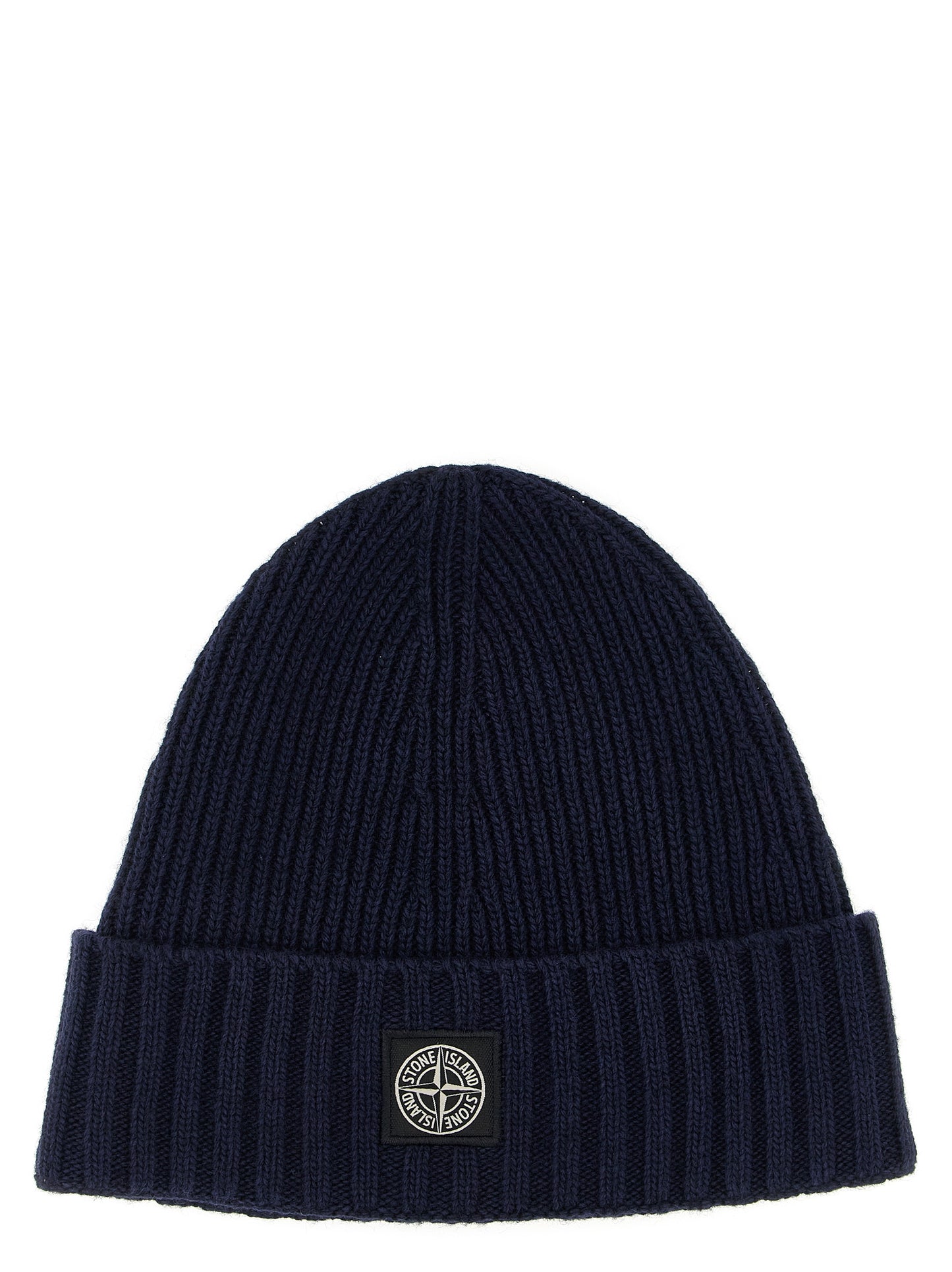 Logo patch beanie Hats