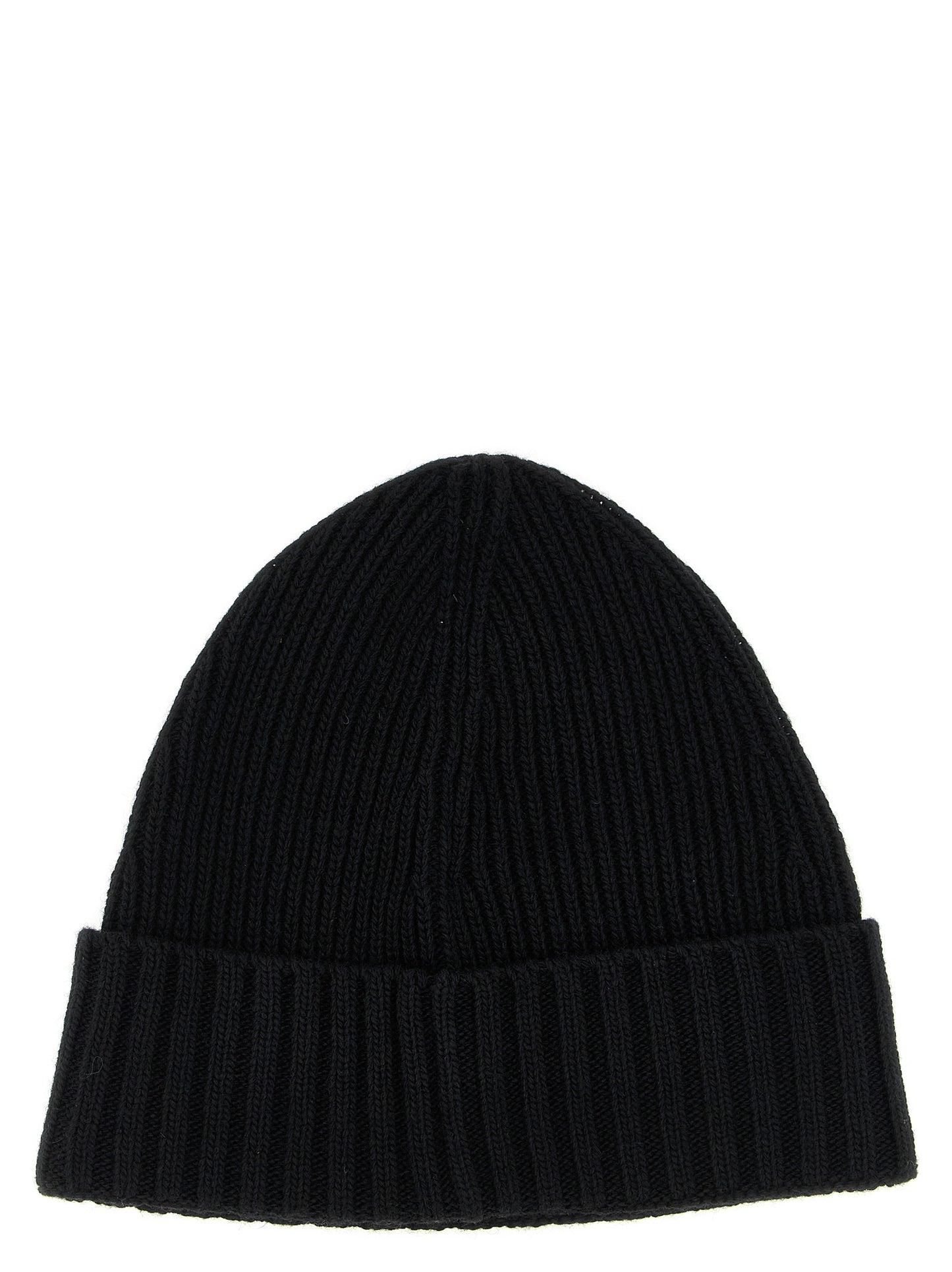 Logo patch beanie Hats