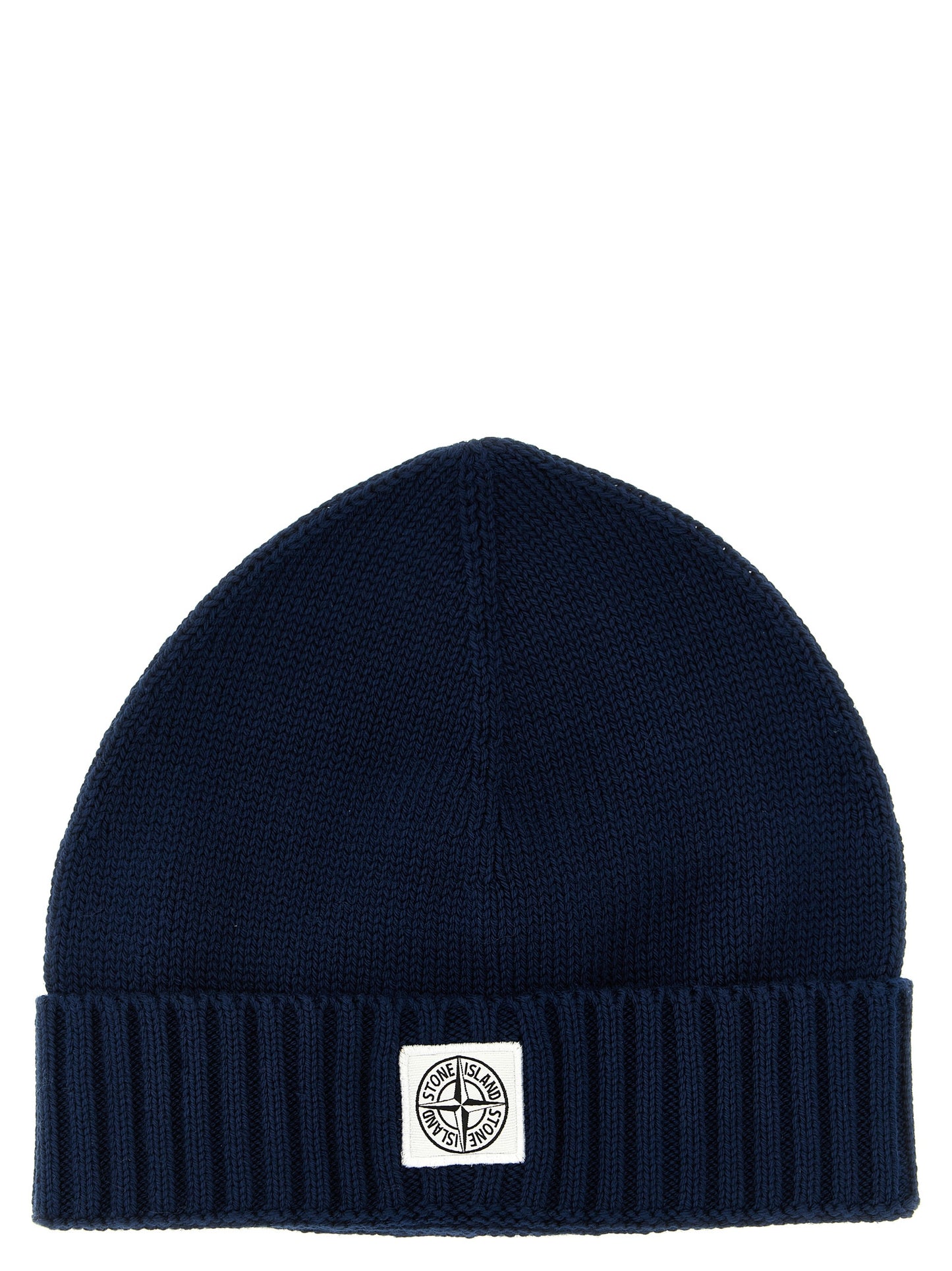 Logo patch beanie Hats