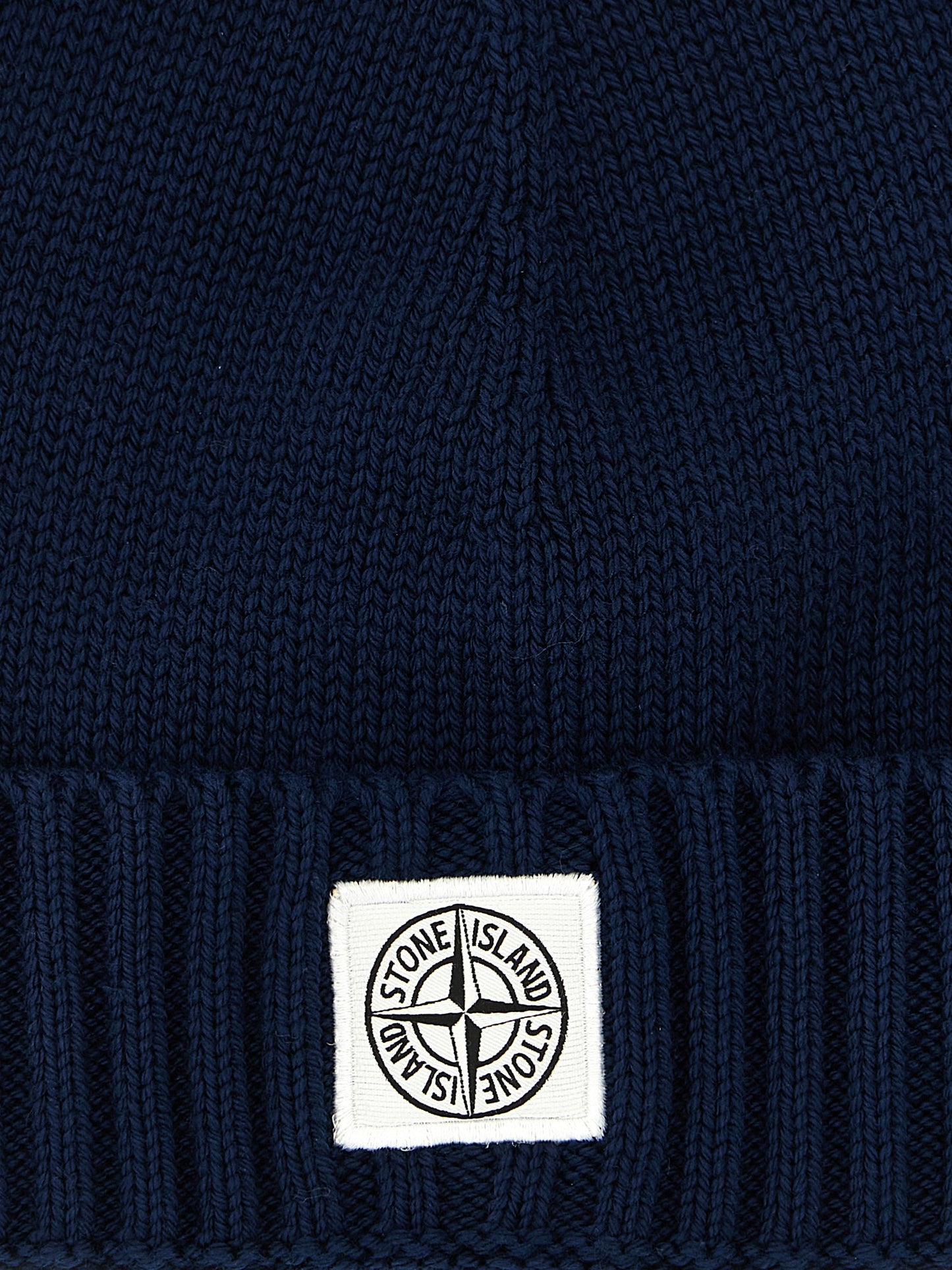Logo patch beanie Hats