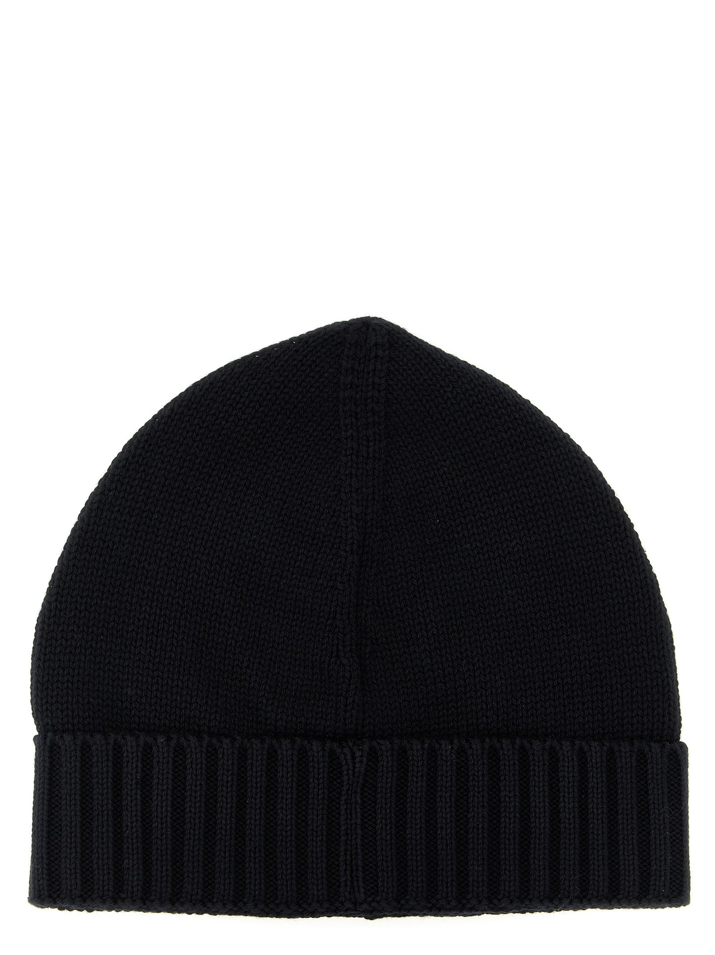 Logo patch beanie Hats