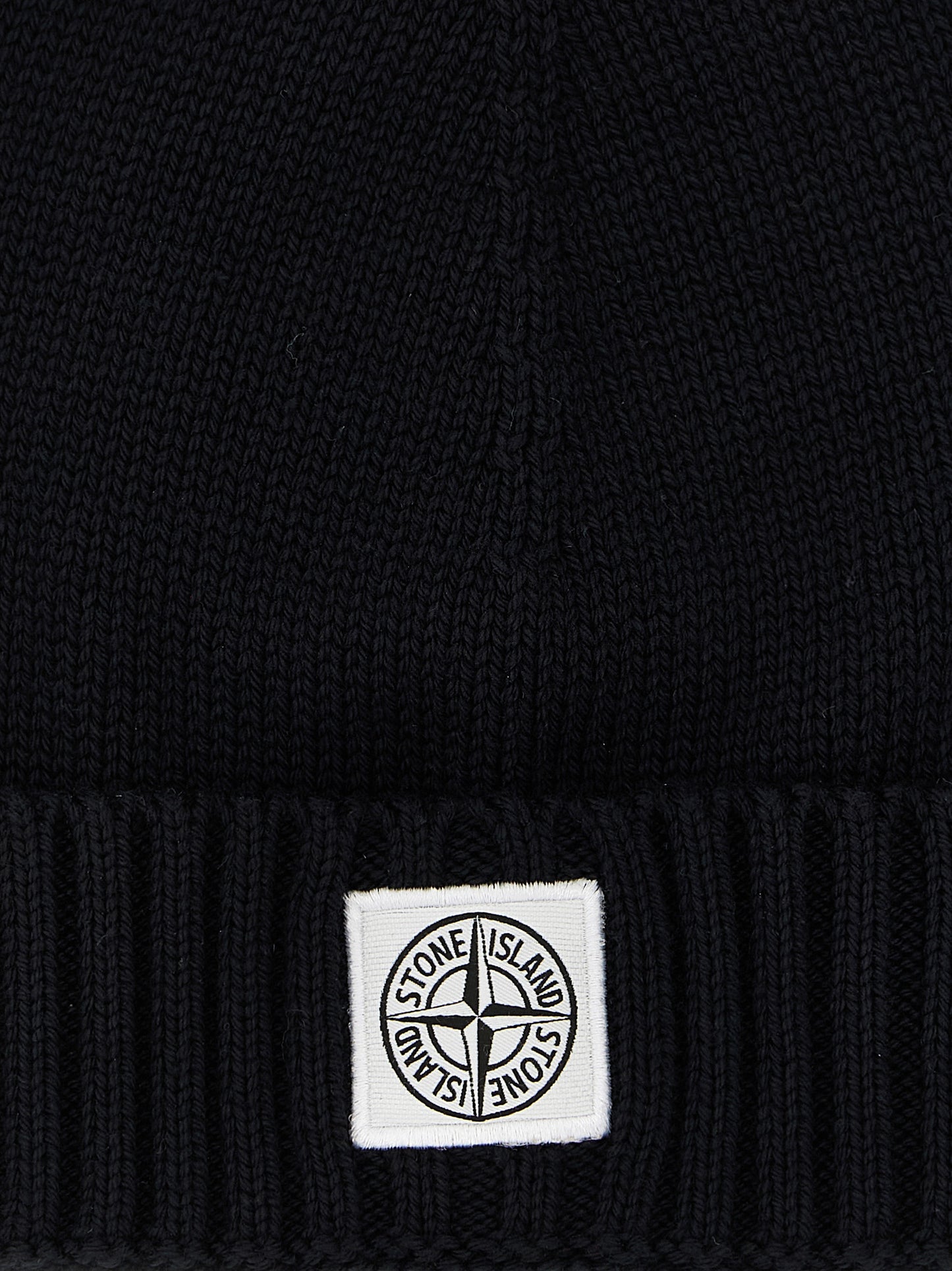 Logo patch beanie Hats