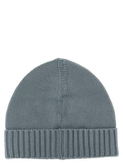 Logo patch beanie Hats