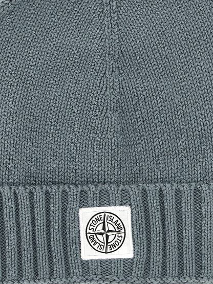 Logo patch beanie Hats