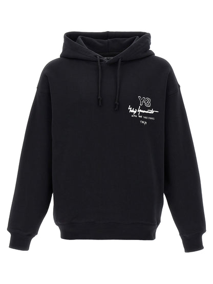 'Y-3 Graphic FT' hoodie Sweatshirt