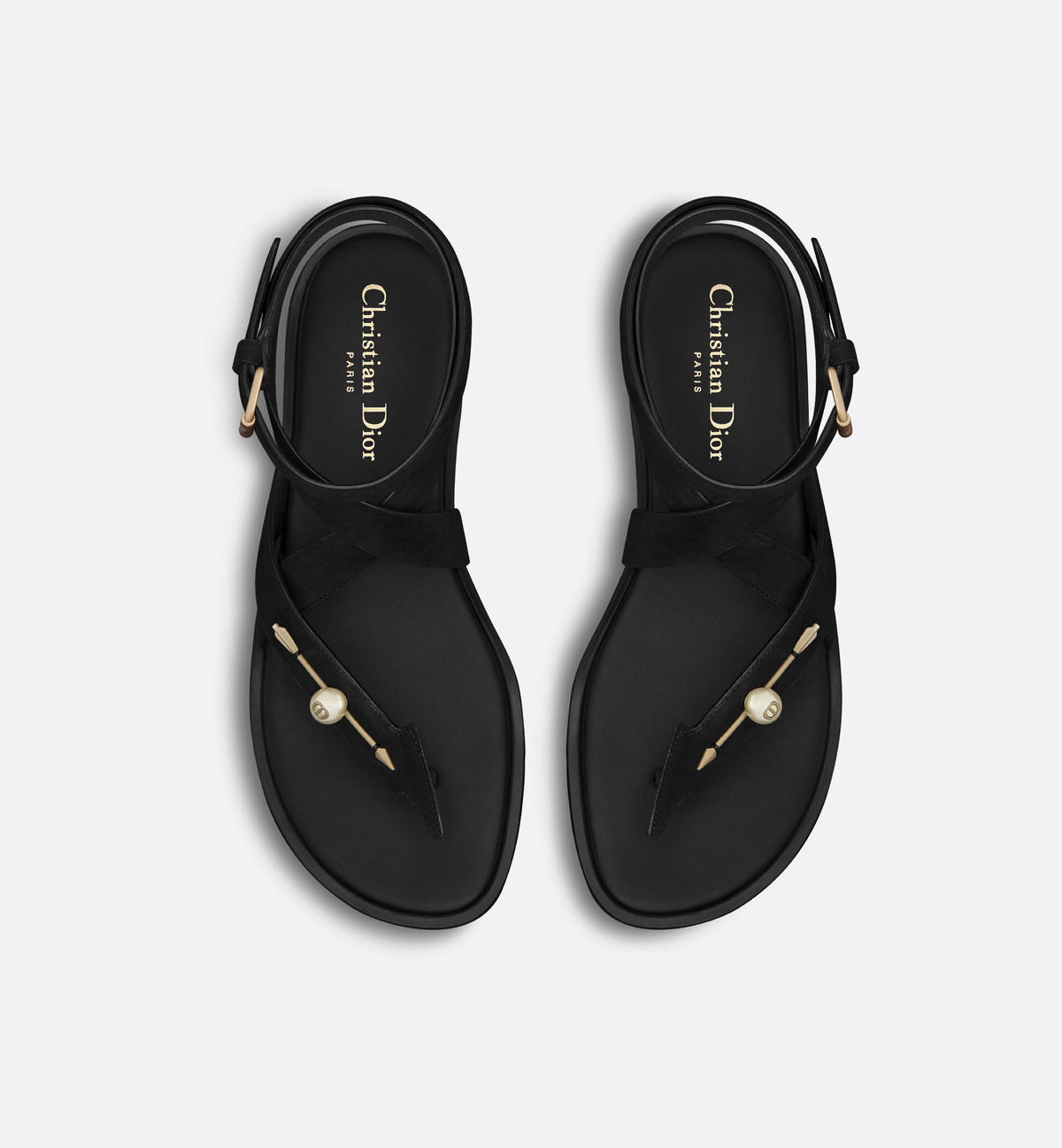 Christian Dior Sandal cross suede spilla
