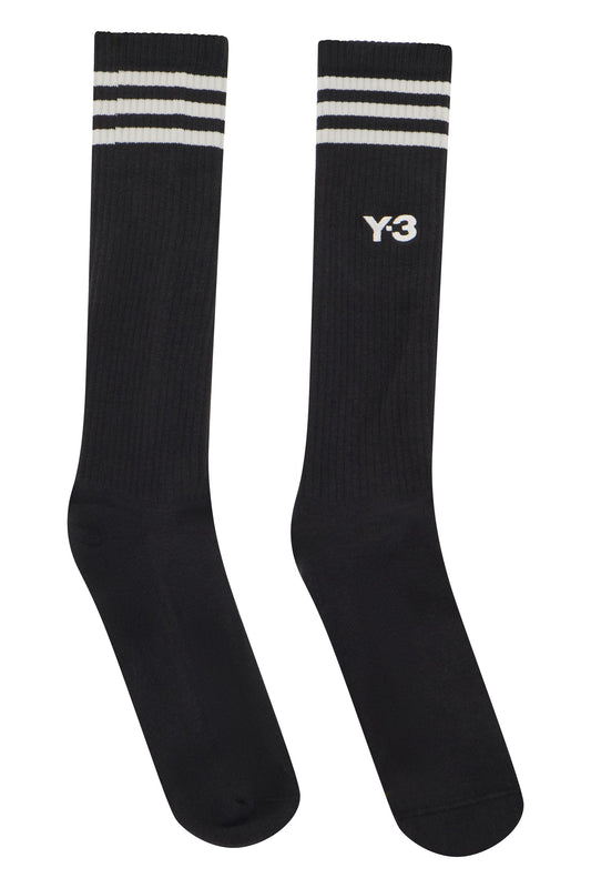 adidas Y-3 Knee-high socks with stripes