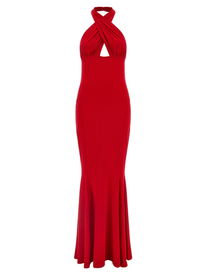 'Cross Halter Fishtail' dress Dresses