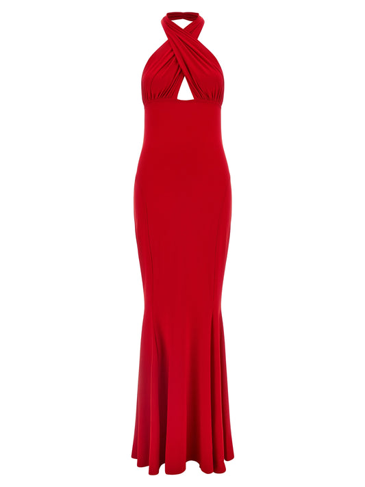 'Cross Halter Fishtail' dress Dresses