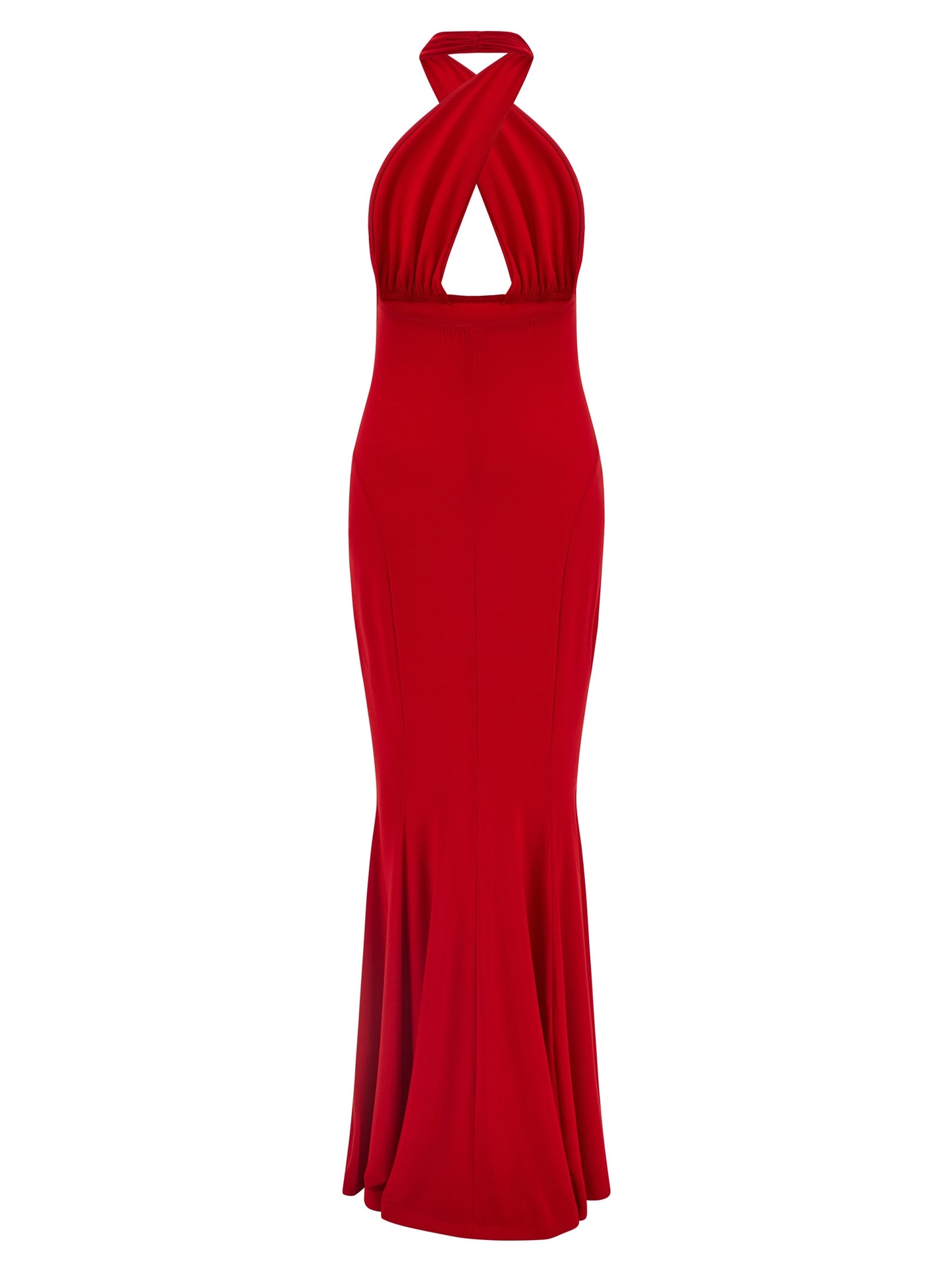 'Cross Halter Fishtail' dress Dresses