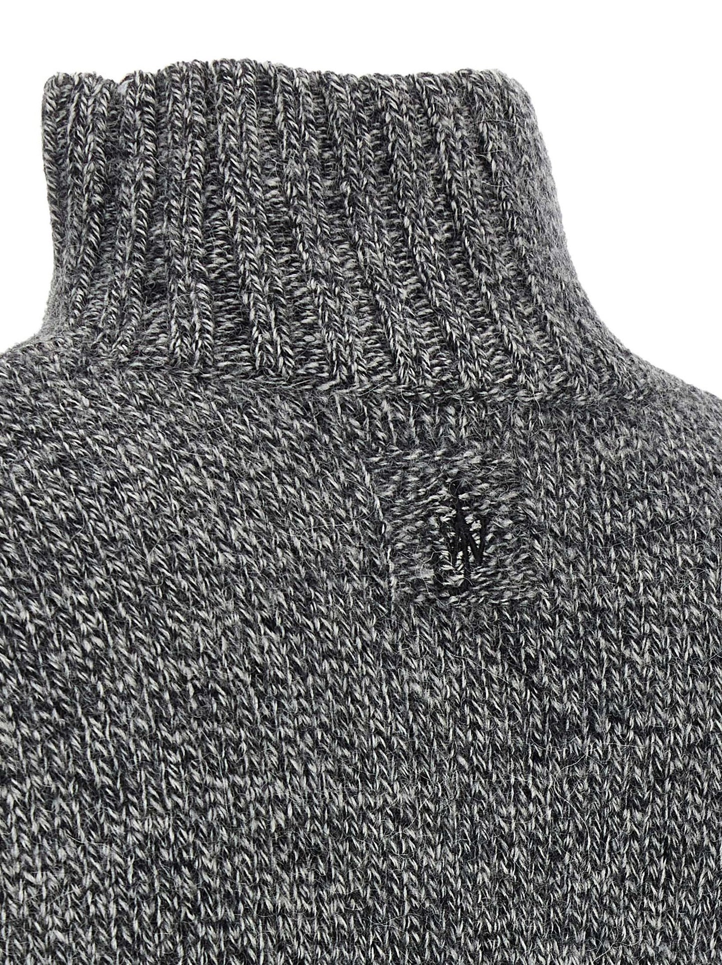 'Leather Patch Pocket' sweater Sweater, cardigans