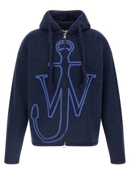 'Anchor Embroidery' hoodie Sweatshirt