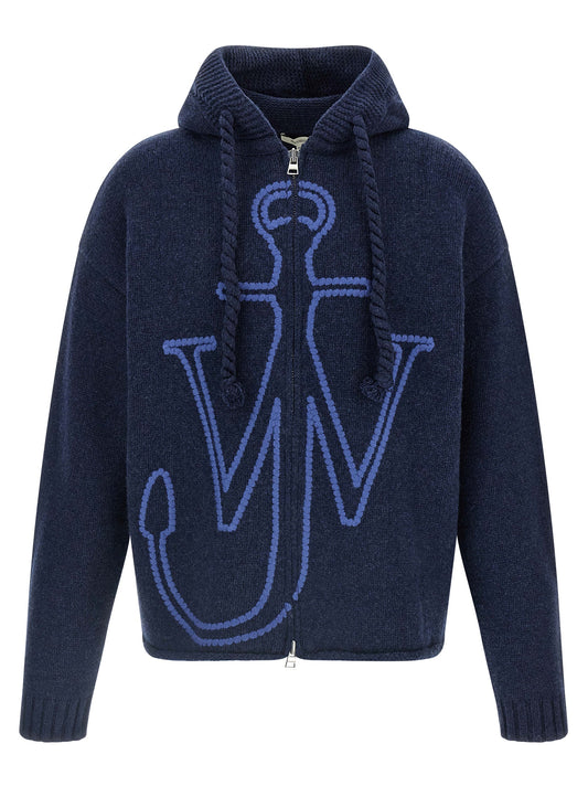 'Anchor Embroidery' hoodie Sweatshirt