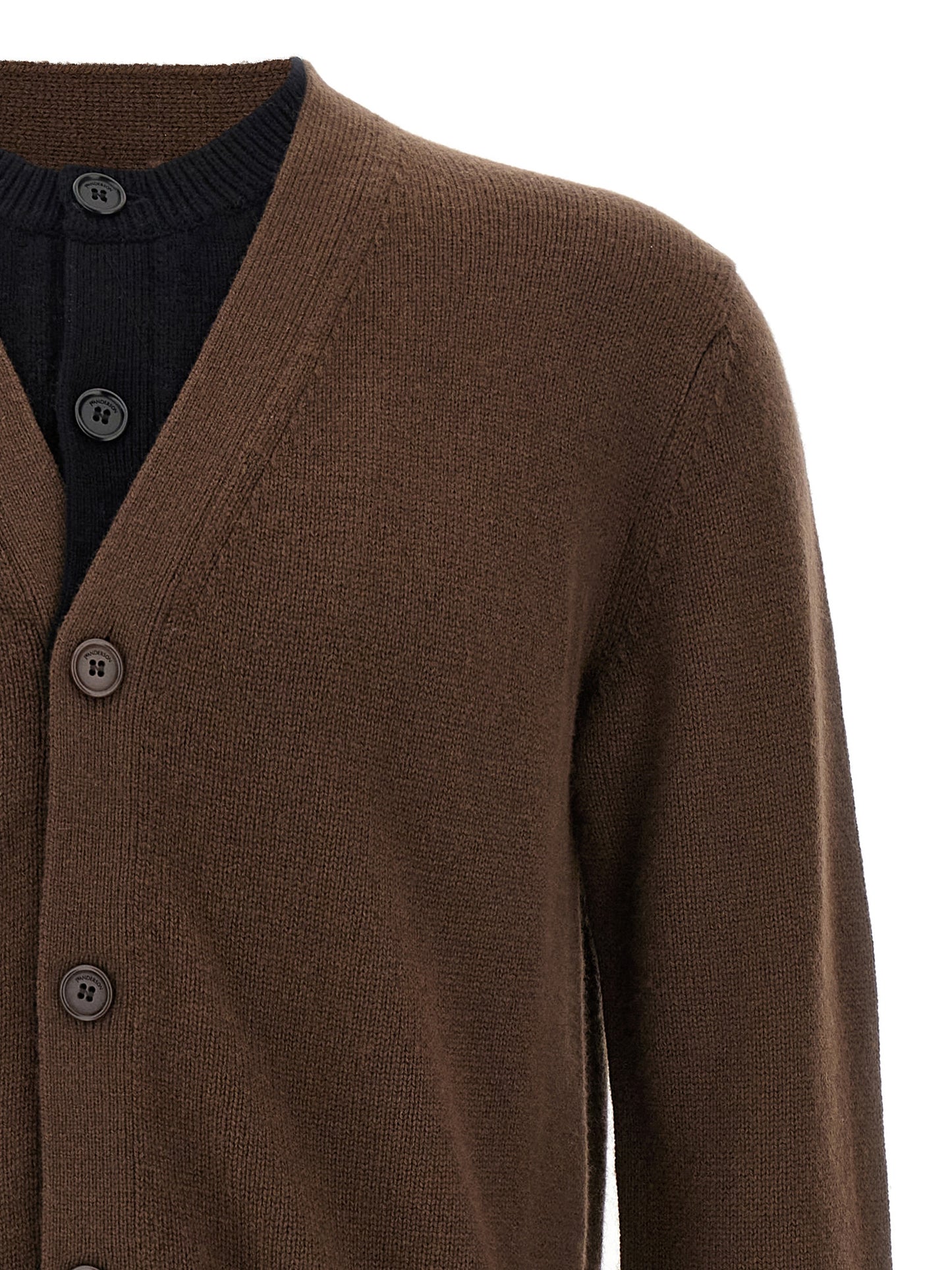 'Contrast Layered' cardigan Sweater, cardigans