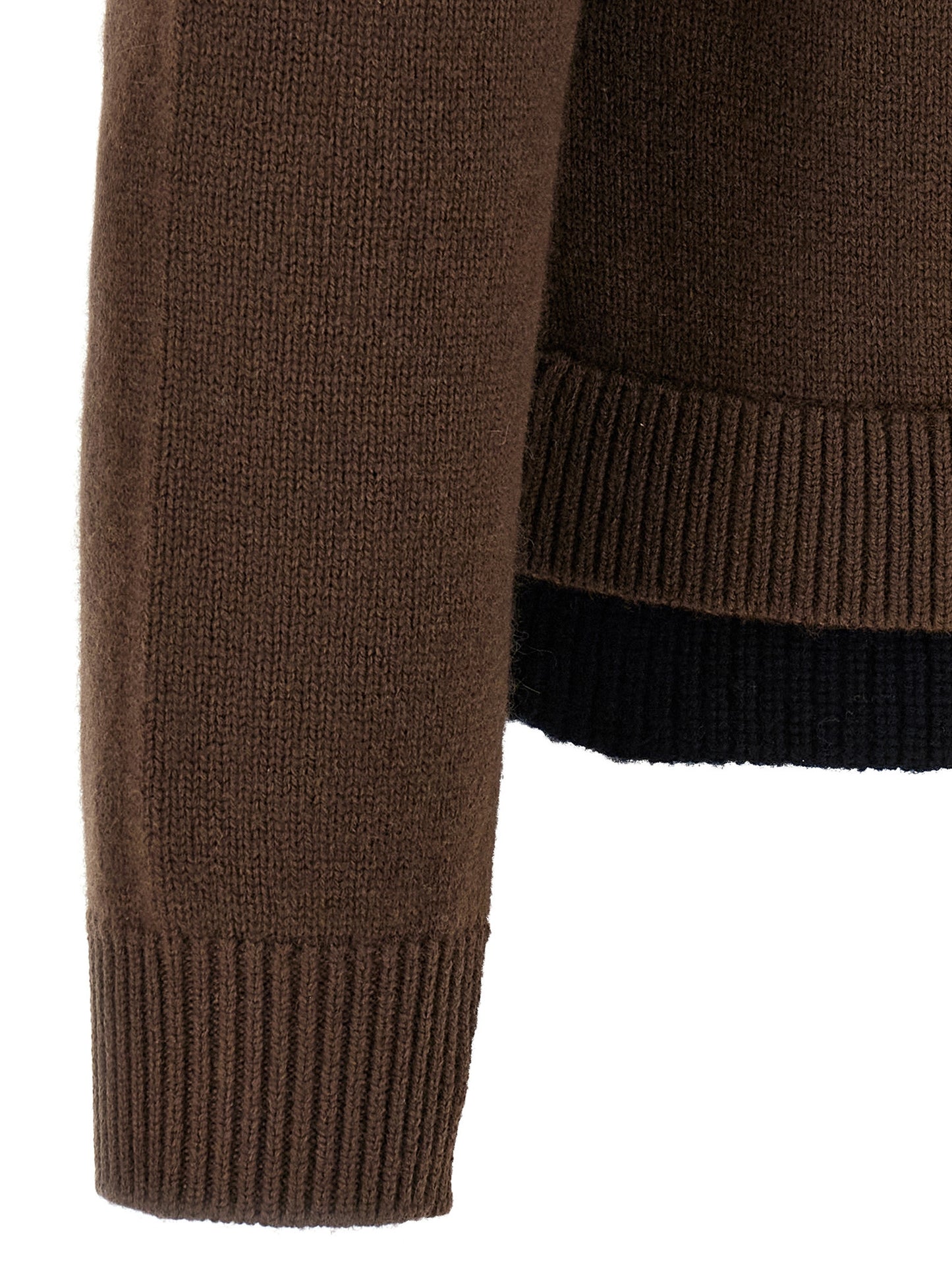 'Contrast Layered' cardigan Sweater, cardigans