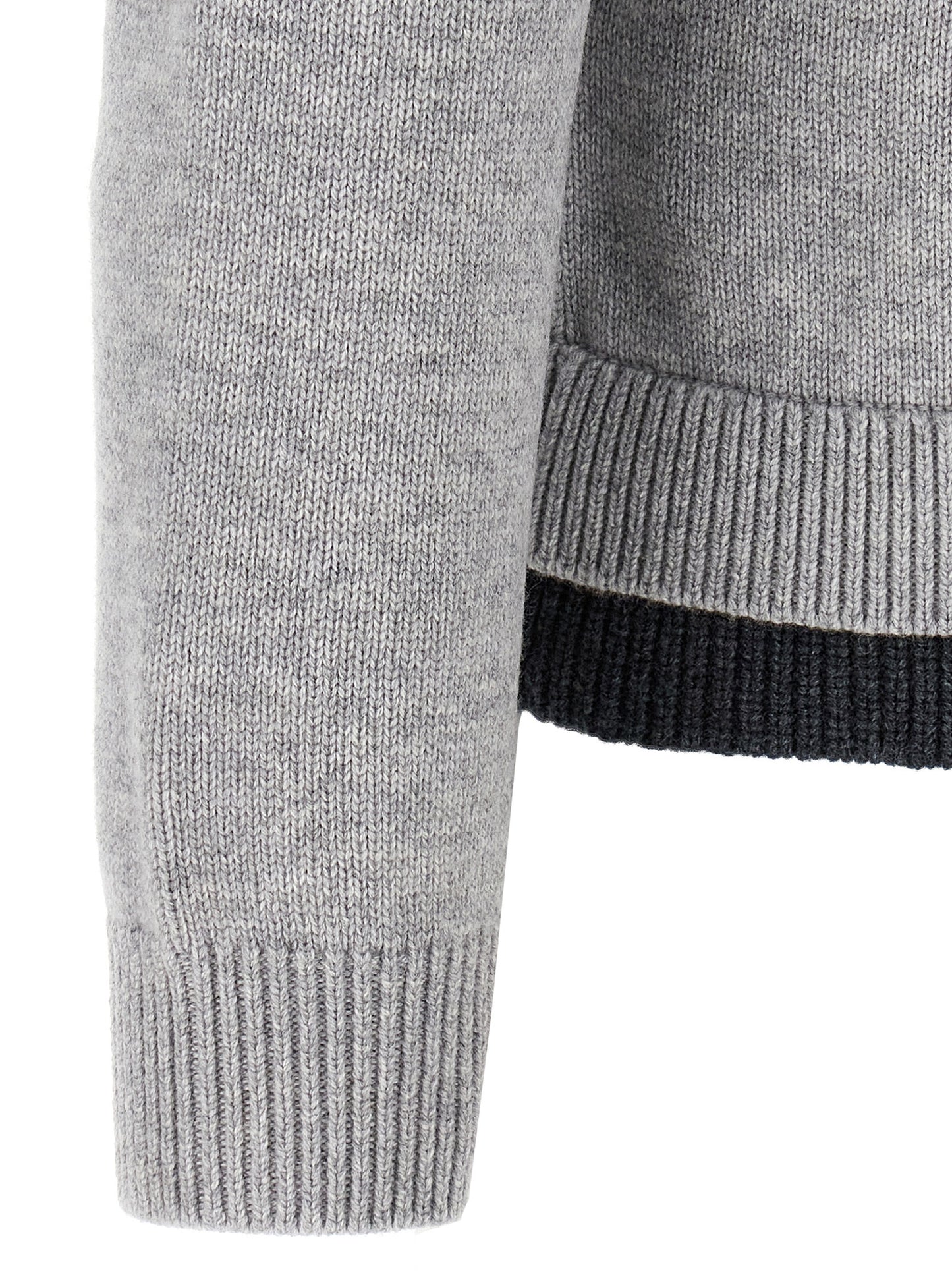 'Contrast Layered' cardigan Sweater, cardigans