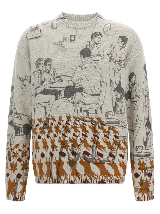 Jacquard pattern sweater Sweater, cardigans