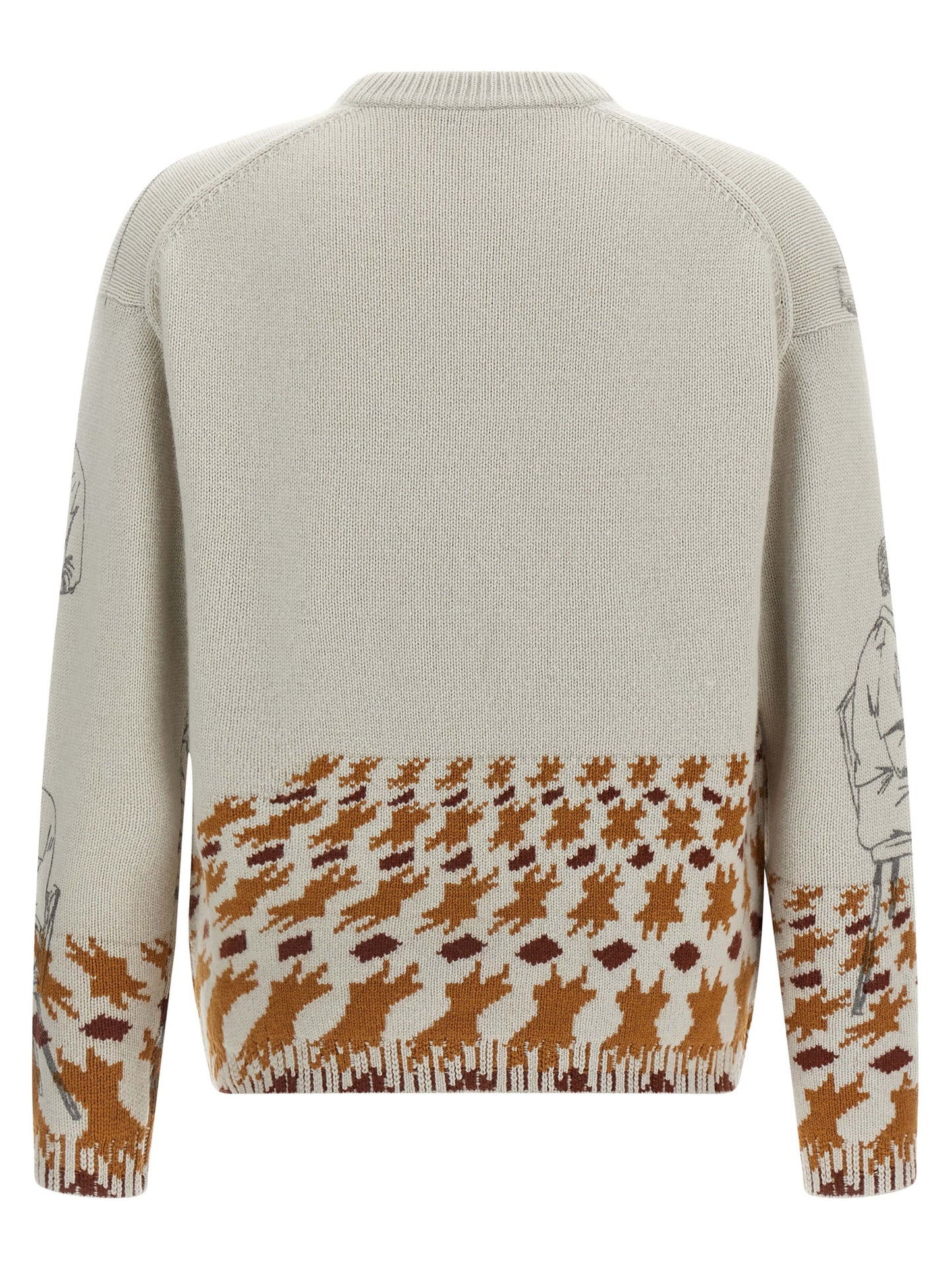 Jacquard pattern sweater Sweater, cardigans