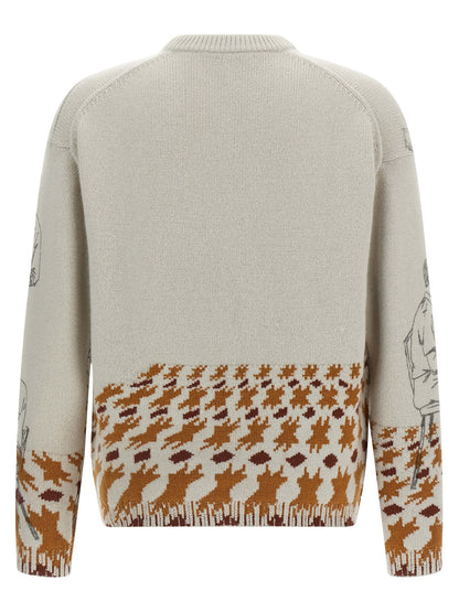 Jacquard pattern sweater Sweater, cardigans