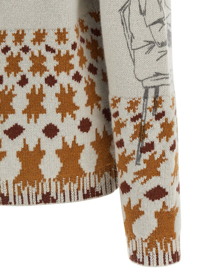 Jacquard pattern sweater Sweater, cardigans