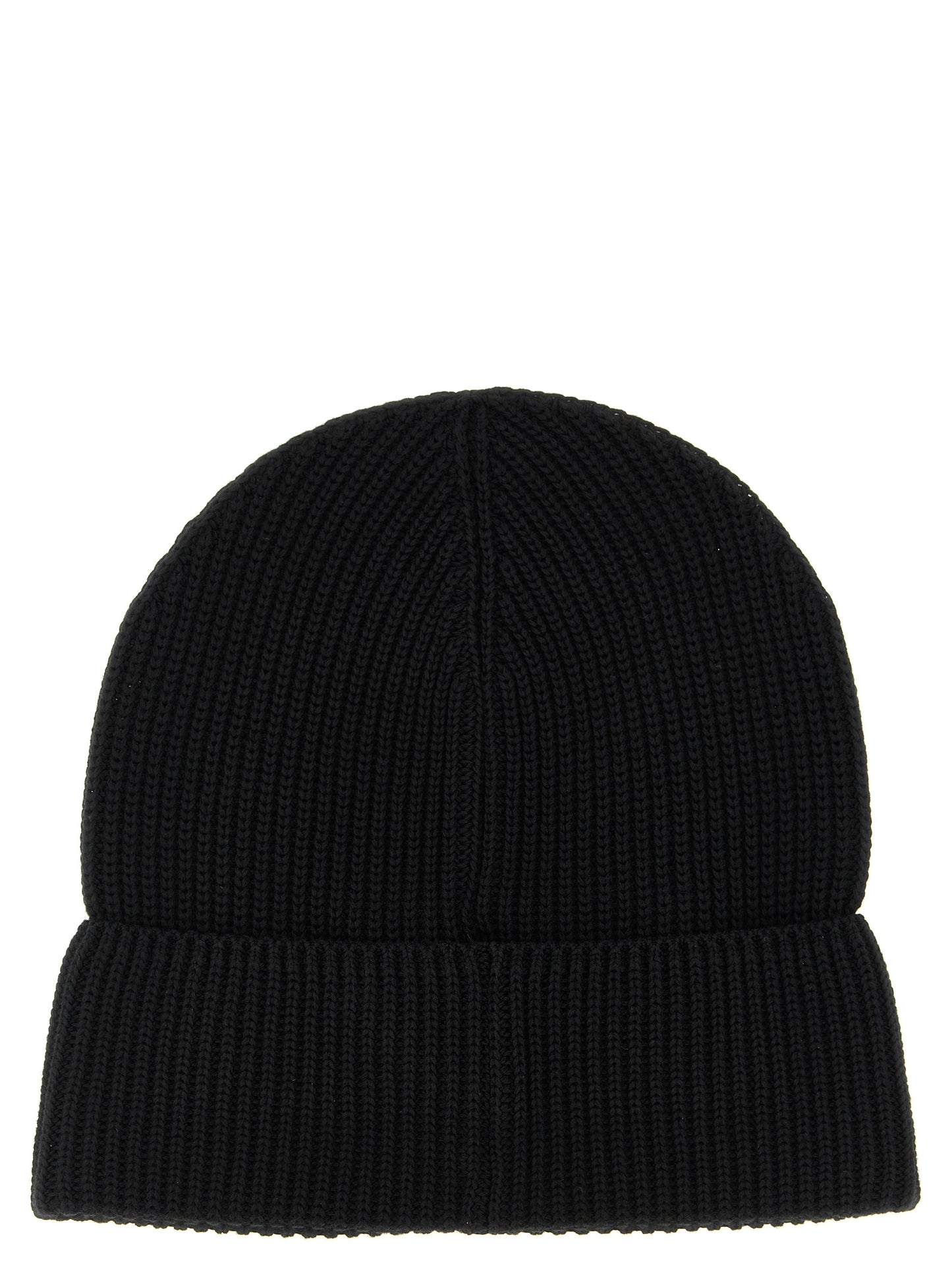 Logo patch beanie Hats
