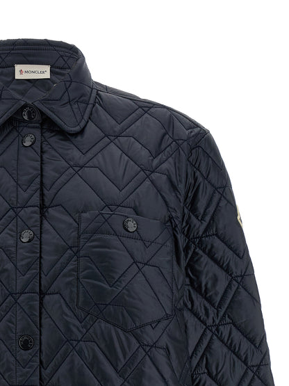 Quilted overshirt Down jacket, Parka, Casual jackets