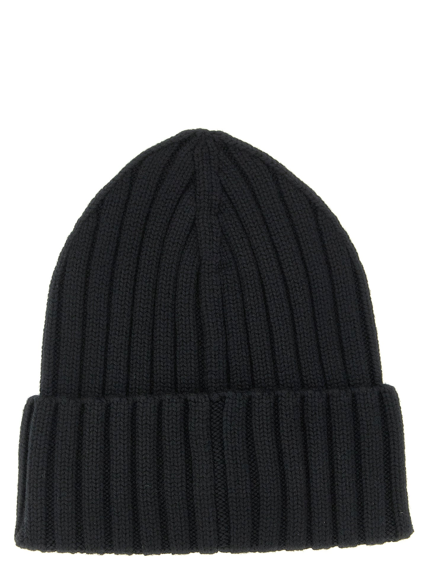 Logo patch beanie Hats