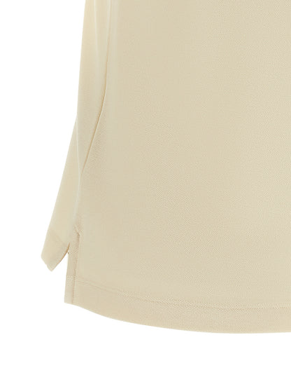 Logo patch polo shirt Polo