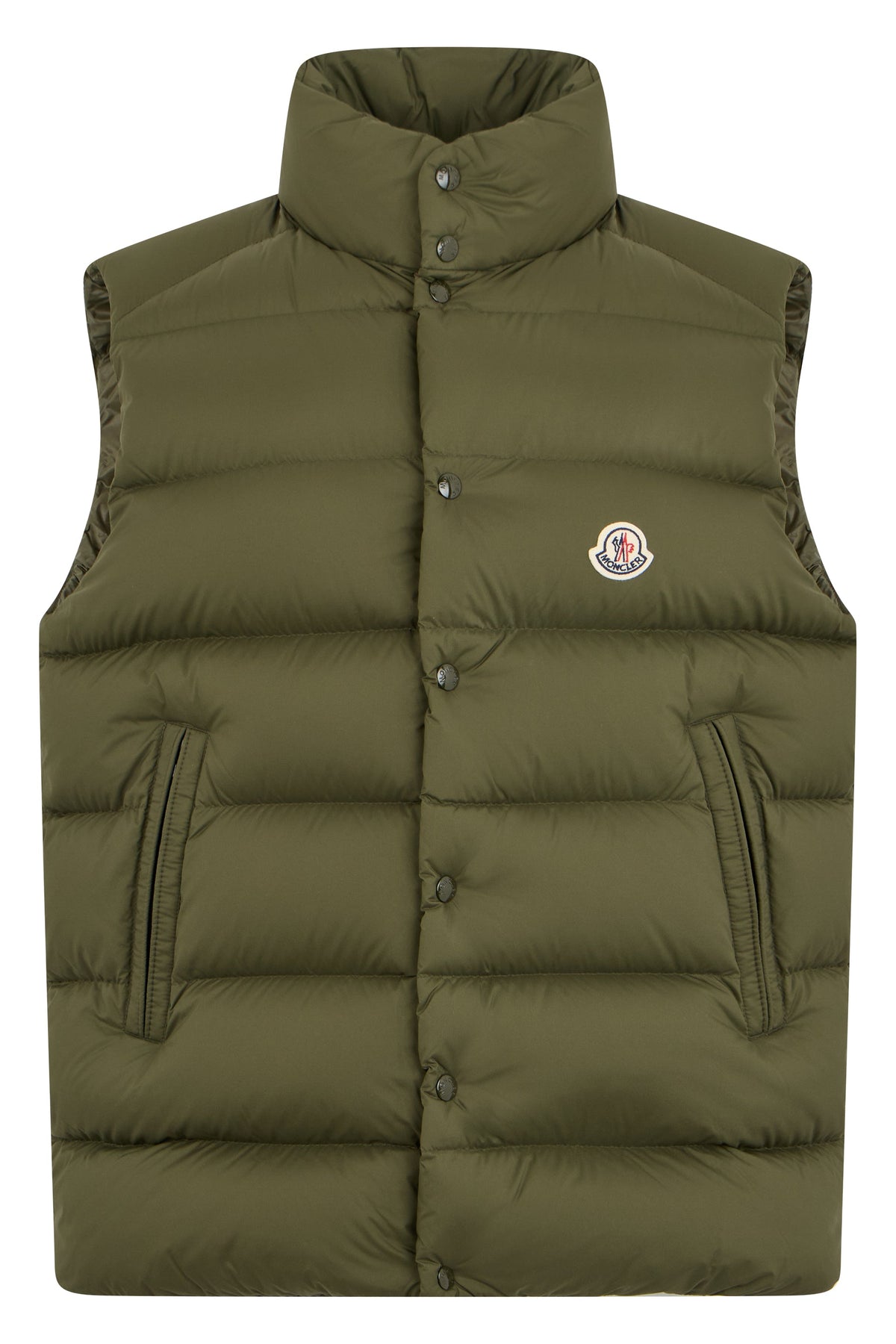 Moncler Olive Green Padded Gilet for Mid Seasons