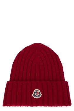 Moncler Ribbed wool hat