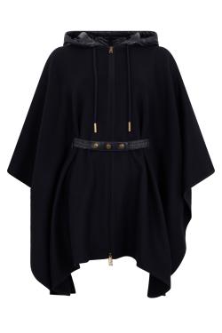 Moncler Cloak with hood and belt