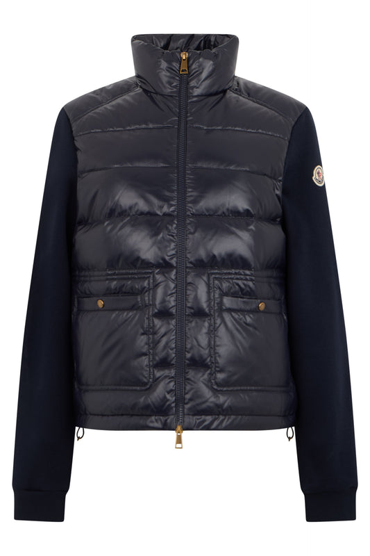 Moncler Padded jacket with sleeves in cotton