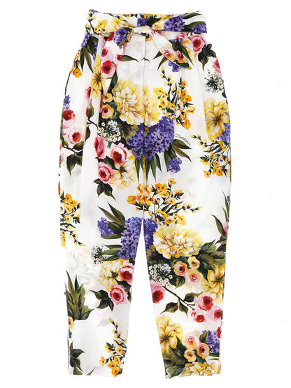 Floral print trousers Pants