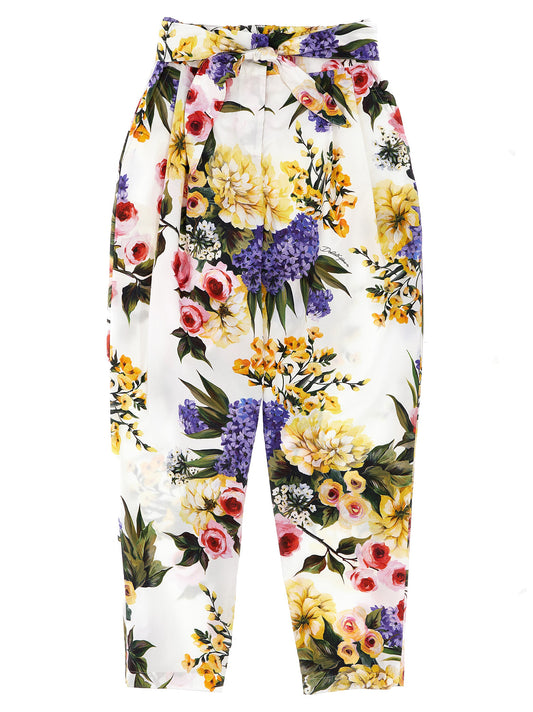 Floral print trousers Pants