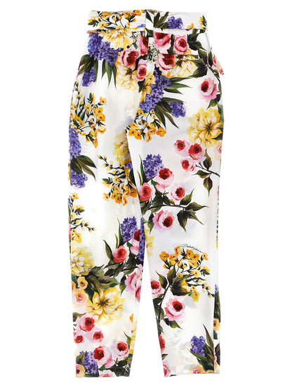 Floral print trousers Pants