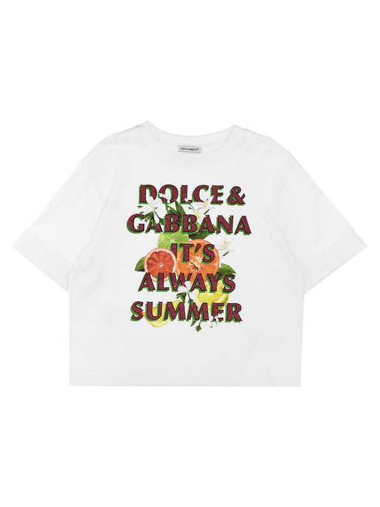 Glitter print T-shirt T-shirt