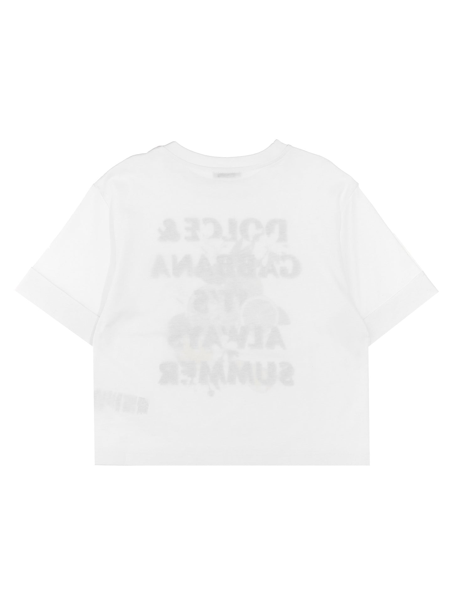 Glitter print T-shirt T-shirt