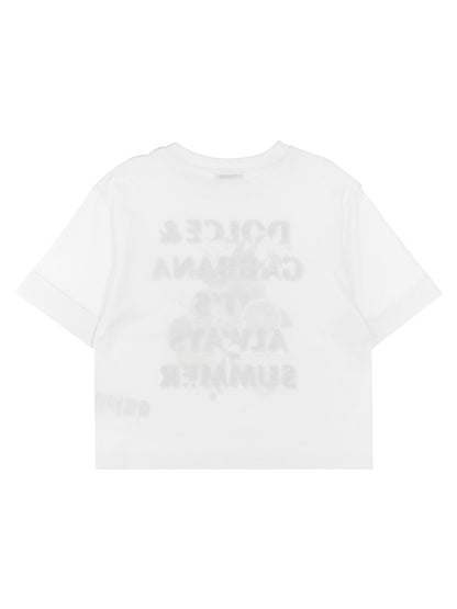 Glitter print T-shirt T-shirt