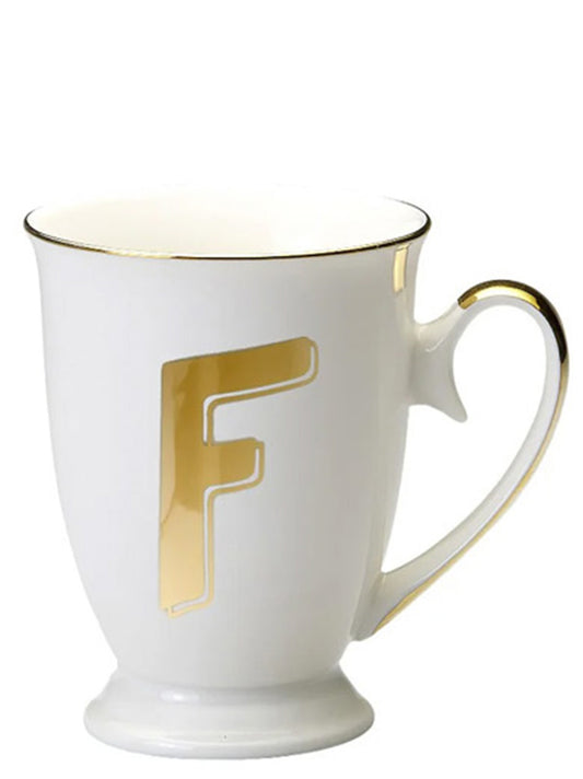 Cup letter 'F' Tea and coffee