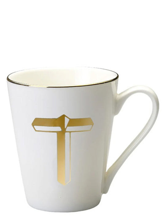 Cup letter 'T' Tea and coffee