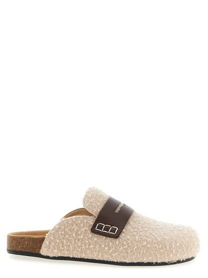 'Felt Loafer' mules Flat shoes