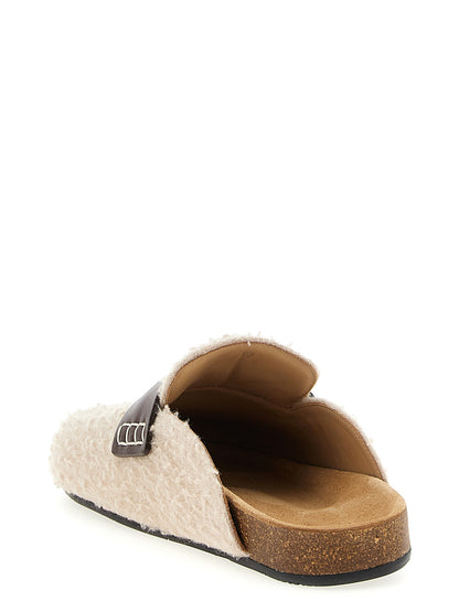 'Felt Loafer' mules Flat shoes