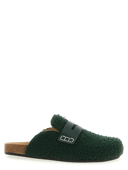 'Felt Loafer' mules Flat shoes